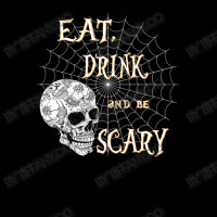 Eat Drink And Be Scary Skull And Cobweb Halloween Youth Jogger | Artistshot