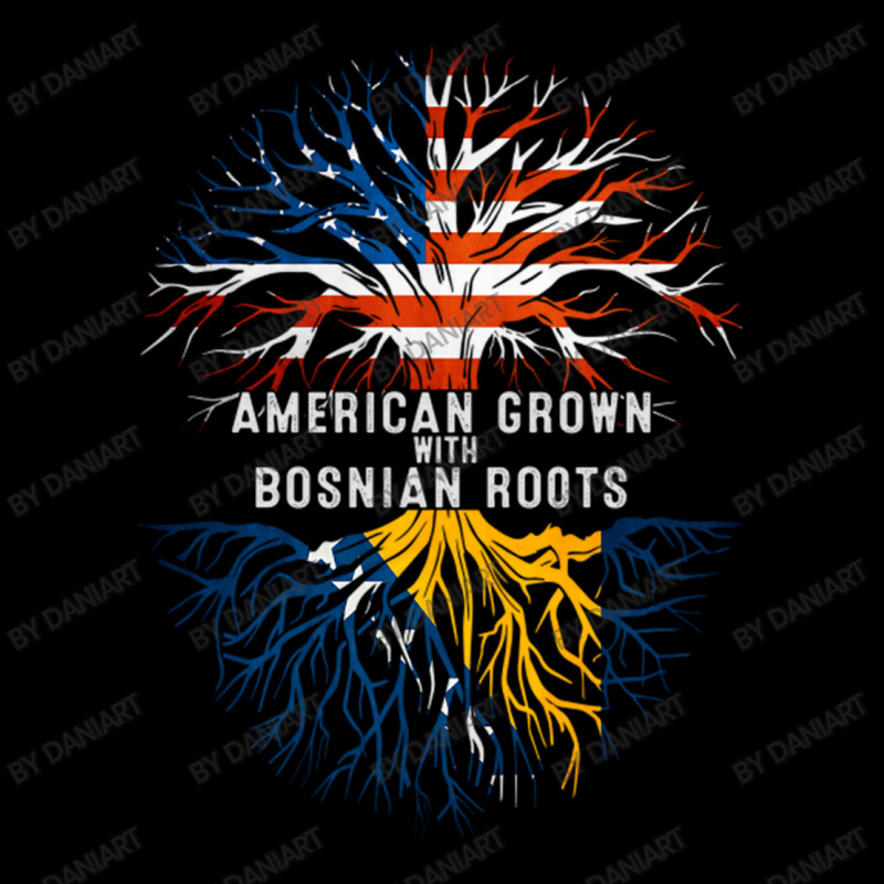 American Grown With Bosnian Roots Bosnia Flag Usa Adjustable Cap by DaniArt | Artistshot