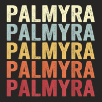 Palmyra Maine Palmyra Me Retro Vintage Text T Shirt Ladies Fitted T-shirt | Artistshot