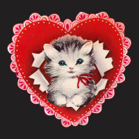 Kitten Coquette Red Valentine T-shirt | Artistshot