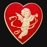 Red Heart Valentine Coquette Cherub Angel Graphic T-shirt | Artistshot