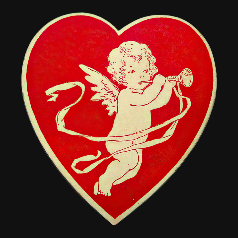 Red Heart Valentine Coquette Cherub Angel Graphic T-shirt | Artistshot