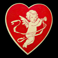 Red Heart Valentine Coquette Cherub Angel Pocket T-shirt | Artistshot