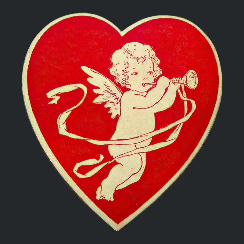 Red Heart Valentine Coquette Cherub Angel Crewneck Sweatshirt | Artistshot