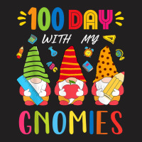 100 Day With My Gnomies T Shirt Happy 100th Day Of School T Shirt T-shirt | Artistshot