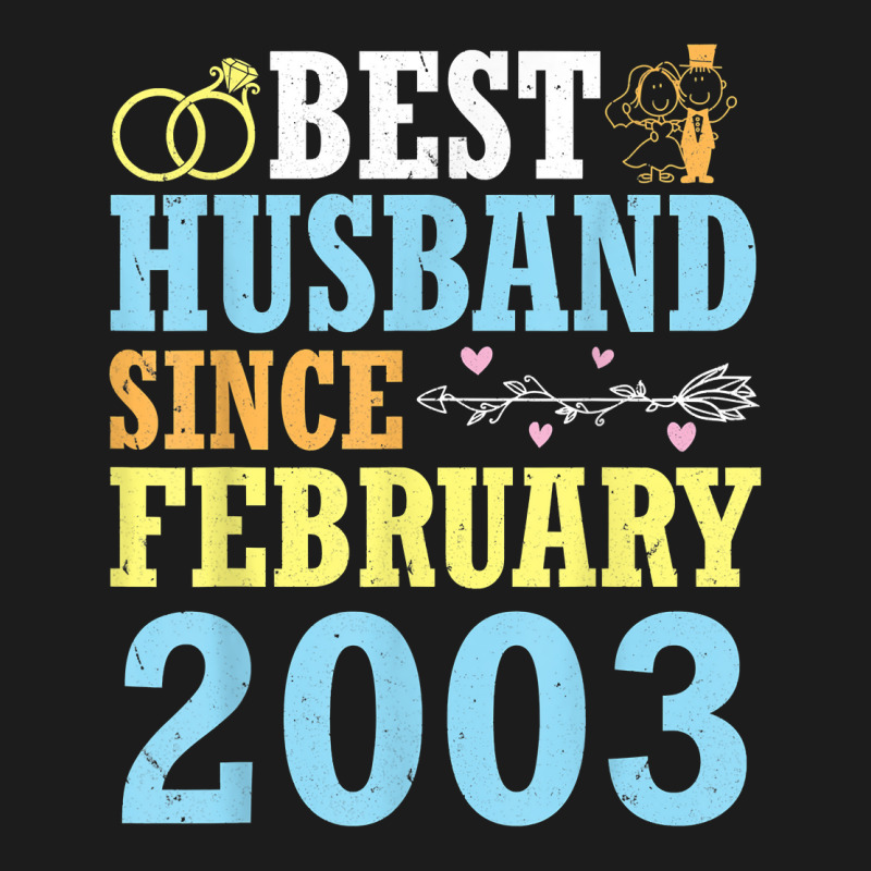 Best Husband Since February 2003 Wedding Marry 20 Years Wife T Shirt Hoodie & Jogger Set | Artistshot