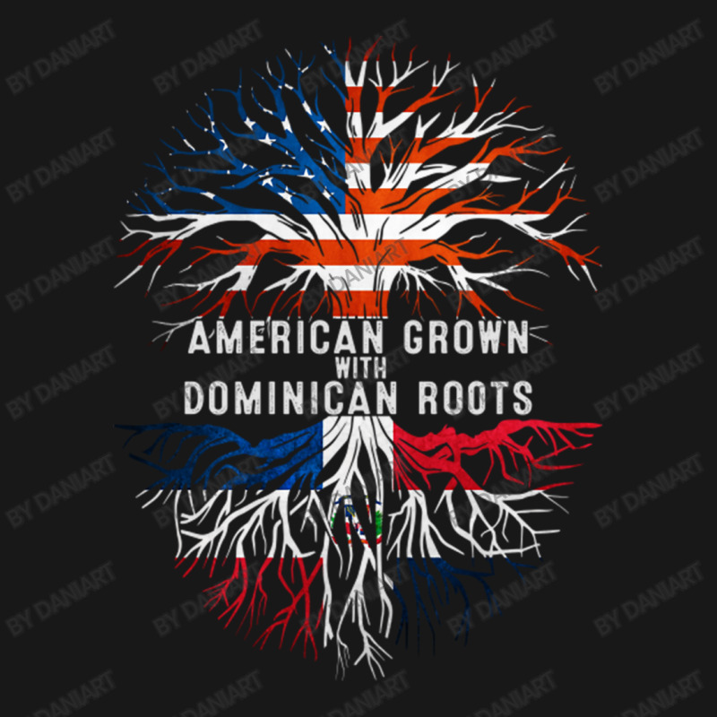 American Grown With Dominican Roots Tree Dominican Republic Flag Usa Flannel Shirt by DaniArt | Artistshot