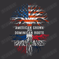 American Grown With Dominican Roots Tree Dominican Republic Flag Usa Vintage Hoodie | Artistshot