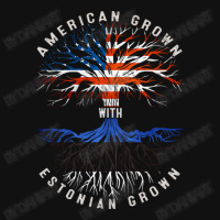 American Grown With Estonian Roots Estonia Flag Usa Flag Skinny Tumbler | Artistshot