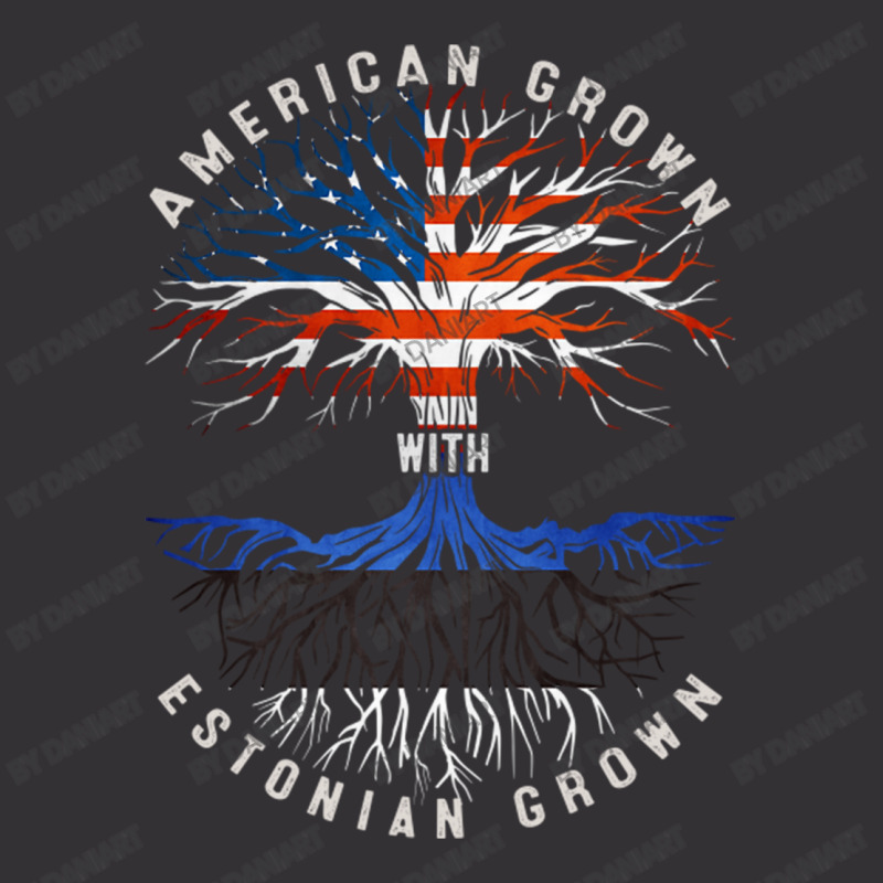 American Grown With Estonian Roots Estonia Flag Usa Flag Vintage Short | Artistshot