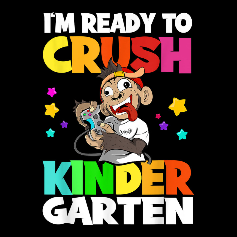 Gamer Back To School I'm Ready To Crush Kindergarten T Shirt Men's 3/4 Sleeve Pajama Set | Artistshot