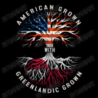 American Grown With Greenlandic Roots Tree Greenland Flag Usa Flag Youth Jogger | Artistshot