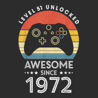 Level 51 Unlocked Awesome Since 1972 Videogame 51st Birthday T Shirt Exclusive T-shirt | Artistshot