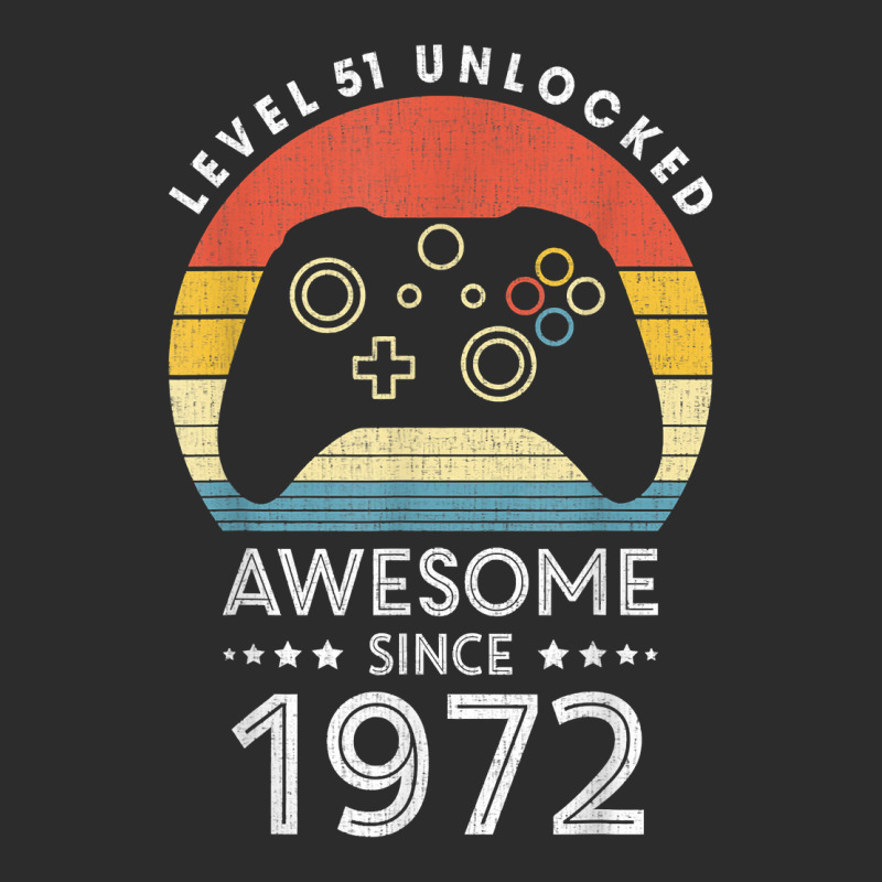 Level 51 Unlocked Awesome Since 1972 Videogame 51st Birthday T Shirt Exclusive T-shirt | Artistshot