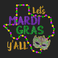 Mardi Gras Y'all Galveston Fun Cute Beads And Mask T Shirt 3/4 Sleeve Shirt | Artistshot