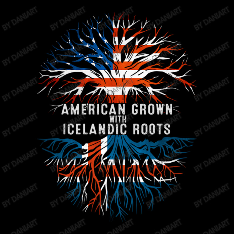 American Grown With Icelandic Roots Iceland Flag Usa Legging by DaniArt | Artistshot