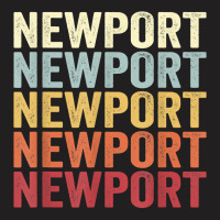 Newport Maine Newport Me Retro Vintage Text T Shirt T-shirt | Artistshot