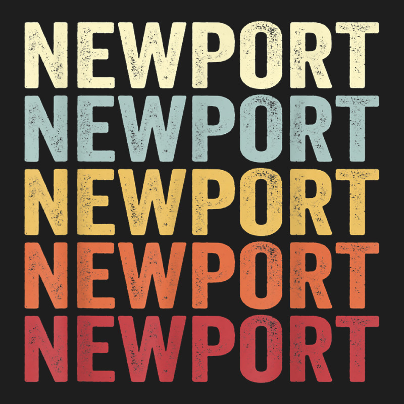 Newport Maine Newport Me Retro Vintage Text T Shirt Classic T-shirt | Artistshot