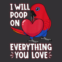 Poop On Everything You Love I Female Eclectus Parrot T Shirt Vintage Short | Artistshot