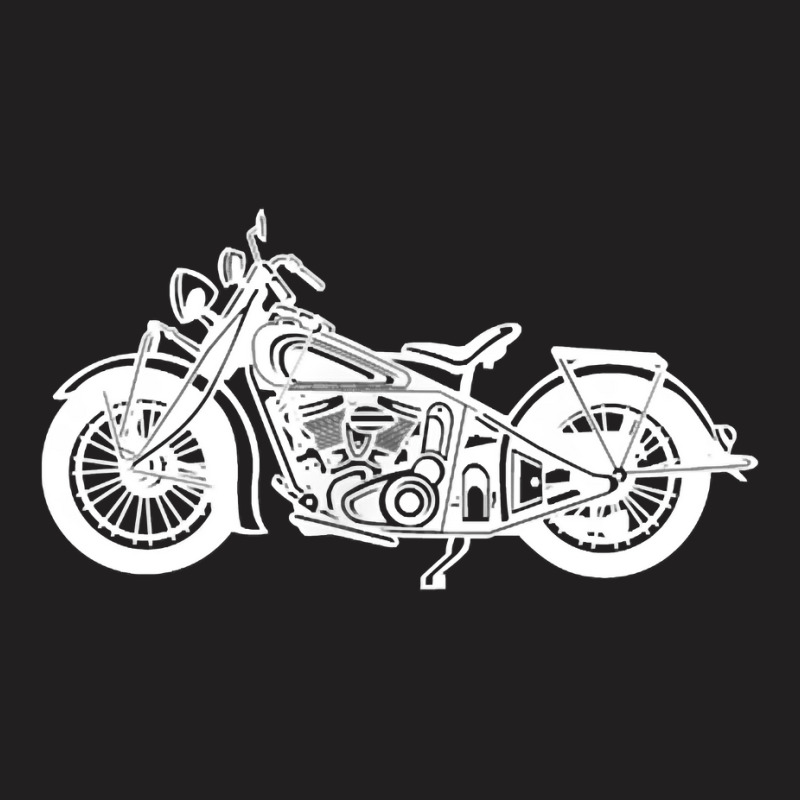 Retro American Vintage Style Motorcycle Design T Shirt T-shirt | Artistshot