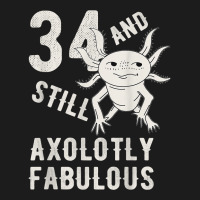 34 Year And Still Axolotly Fabulous 34th Birthday Axolotl T Shirt Hoodie & Jogger Set | Artistshot