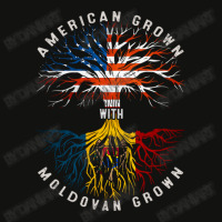 American Grown With Moldovan Roots Moldova Flag Usa Flag Scorecard Crop Tee | Artistshot