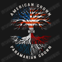 American Grown With Panamanian Roots Tree Panama Flag Usa Flag Flannel Shirt | Artistshot