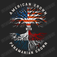 American Grown With Panamanian Roots Tree Panama Flag Usa Flag 3/4 Sleeve Shirt | Artistshot