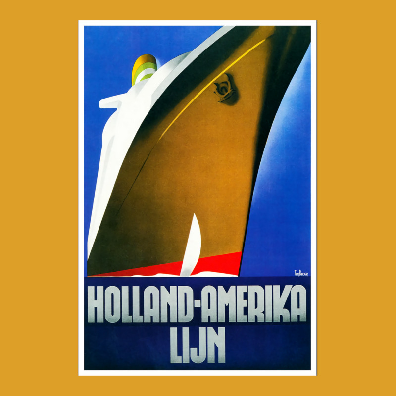 Holland Amerika Line. Vintage Cruise Poster   Travel   Ship. T-shirt | Artistshot