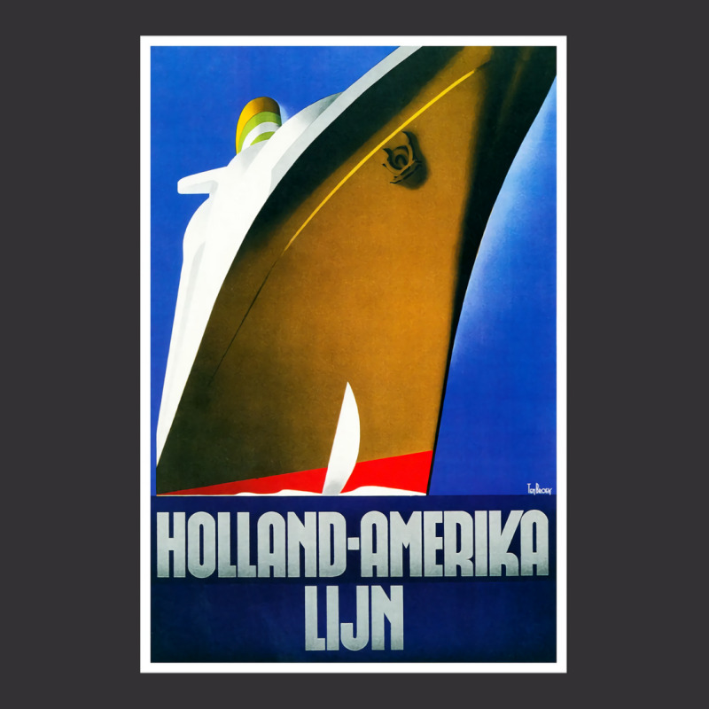 Holland Amerika Line. Vintage Cruise Poster   Travel   Ship. Vintage Short | Artistshot