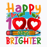 Happy 100 Days Brighter Shirt For Teachers Kids Boys Girls T Shirt T-shirt | Artistshot