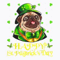 Happy St. Pugtrick's Day Leprechaun Hat Irish Ireland Flag T Shirt T-shirt | Artistshot