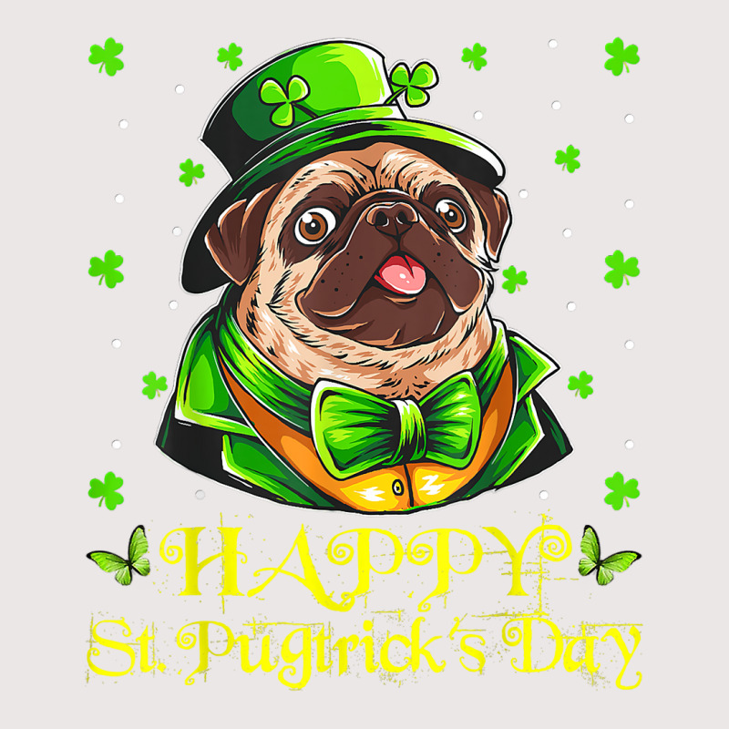 Happy St. Pugtrick's Day Leprechaun Hat Irish Ireland Flag T Shirt Pocket T-shirt | Artistshot