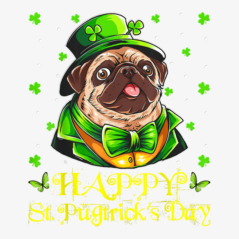 Happy St. Pugtrick's Day Leprechaun Hat Irish Ireland Flag T Shirt Champion Hoodie | Artistshot