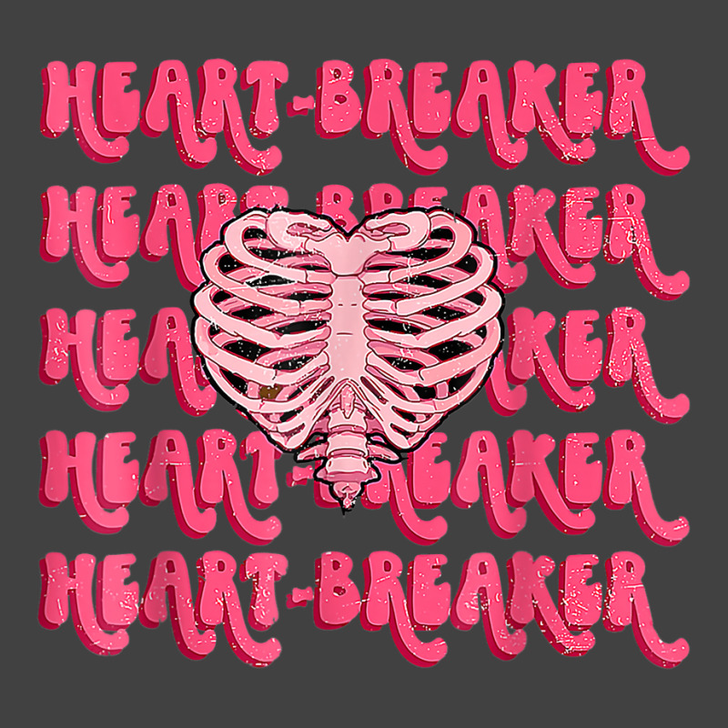 Heartbreaker Skeleton Heart Anti Retro Funny Valentines Day T Shirt Vintage T-shirt | Artistshot