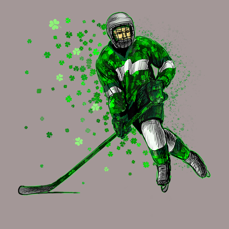 Irish Hockey Player Shamrock St Patrick's Day T Shirt Vintage Short | Artistshot