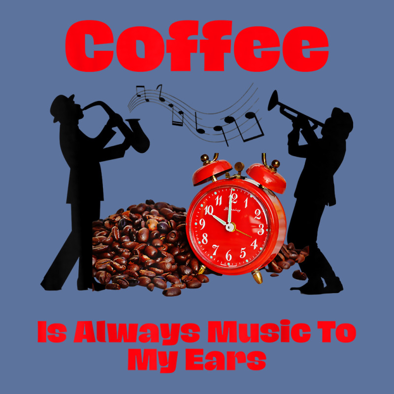 Jazz And Coffee Funny Gift,coffee Is Music To My Ears Sax T Shirt Lightweight Hoodie | Artistshot