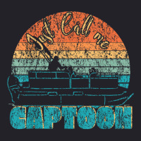 Just Call Me Captoon   Funny Pontoon Captain Design T Shirt Unisex Sherpa-lined Denim Jacket | Artistshot