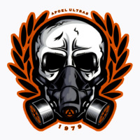 Apoel Ultras Gas Mask Skull T-shirt | Artistshot