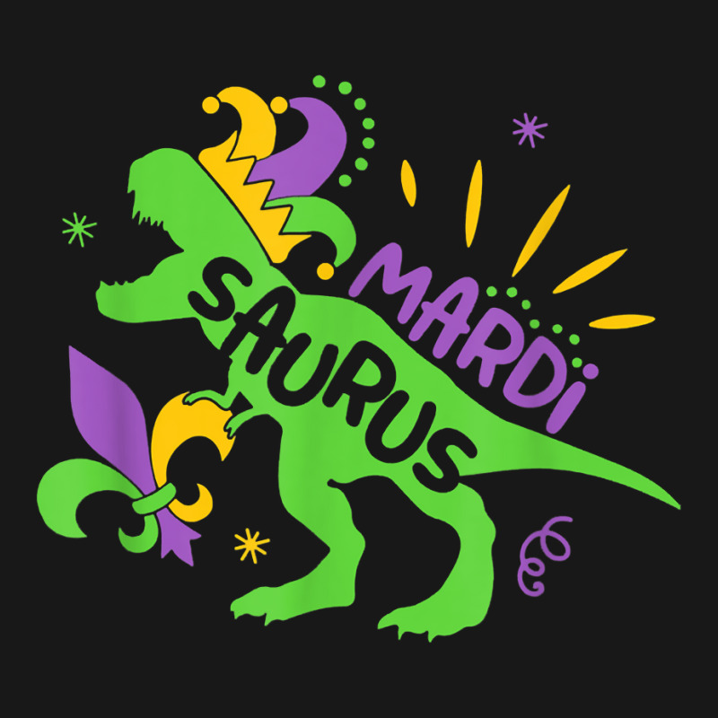 Mardi Saurus T Rex Dinosaur Mardi Gras T Shirt Flannel Shirt | Artistshot