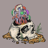 Skull Morels Mushroom Retro Vintage Shirt Gift For Gardening T Shirt Vintage Short | Artistshot