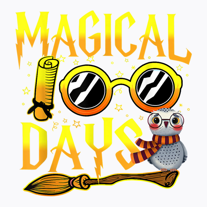 Wizard 100 Magical Days 100th Days Of School Kids Teachers T Shirt T-shirt | Artistshot