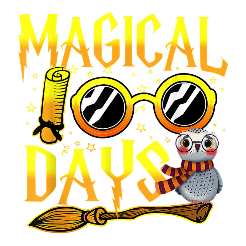 Wizard 100 Magical Days 100th Days Of School Kids Teachers T Shirt 3/4 Sleeve Shirt | Artistshot