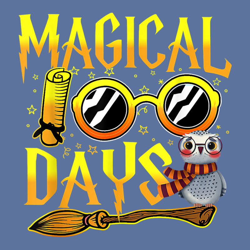 Wizard 100 Magical Days 100th Days Of School Kids Teachers T Shirt Lightweight Hoodie | Artistshot