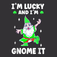 Womens I'm Lucky And I Gnomme It Happy St Patricks Day Gnome T Shirt Vintage Hoodie | Artistshot