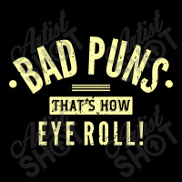 Bad Puns That's How Eye Roll | Funny Pun Lover Youth Zipper Hoodie | Artistshot