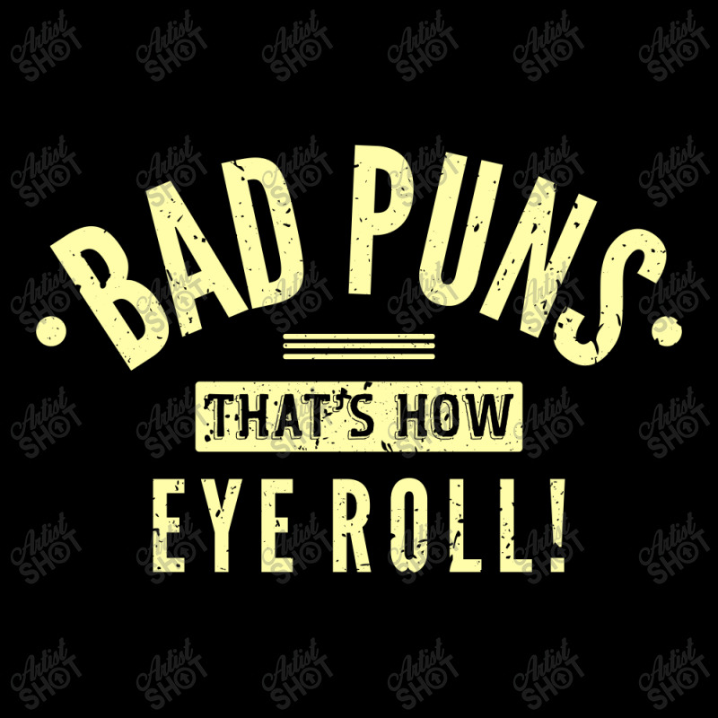 Bad Puns That's How Eye Roll | Funny Pun Lover Youth Zipper Hoodie | Artistshot