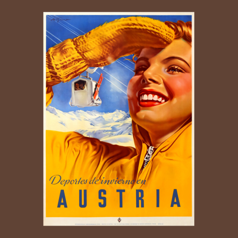 Austria. Winter Sports. Vintage Travel Poster T-Shirt by rozihapirrirq | Artistshot