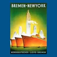 Bremen New York Line. Vintage Cruise Canvas Print Classic T-shirt | Artistshot