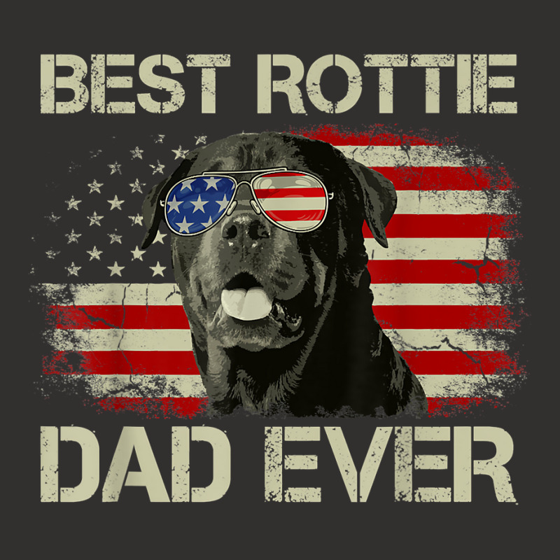 Mens Best Rottie Dad Ever Tshirt Rottweiler American Flag Gift Champion Hoodie by adam.troare | Artistshot